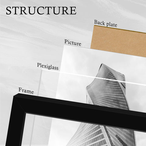YiTanli Puzzle Frame 20x27 rotating buckle for easy photo swaps