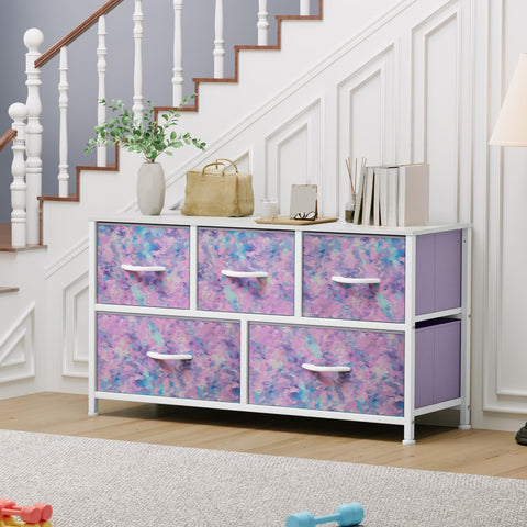YITAHOME fabric drawers front view highlights breathable fabric and sturdy frame.