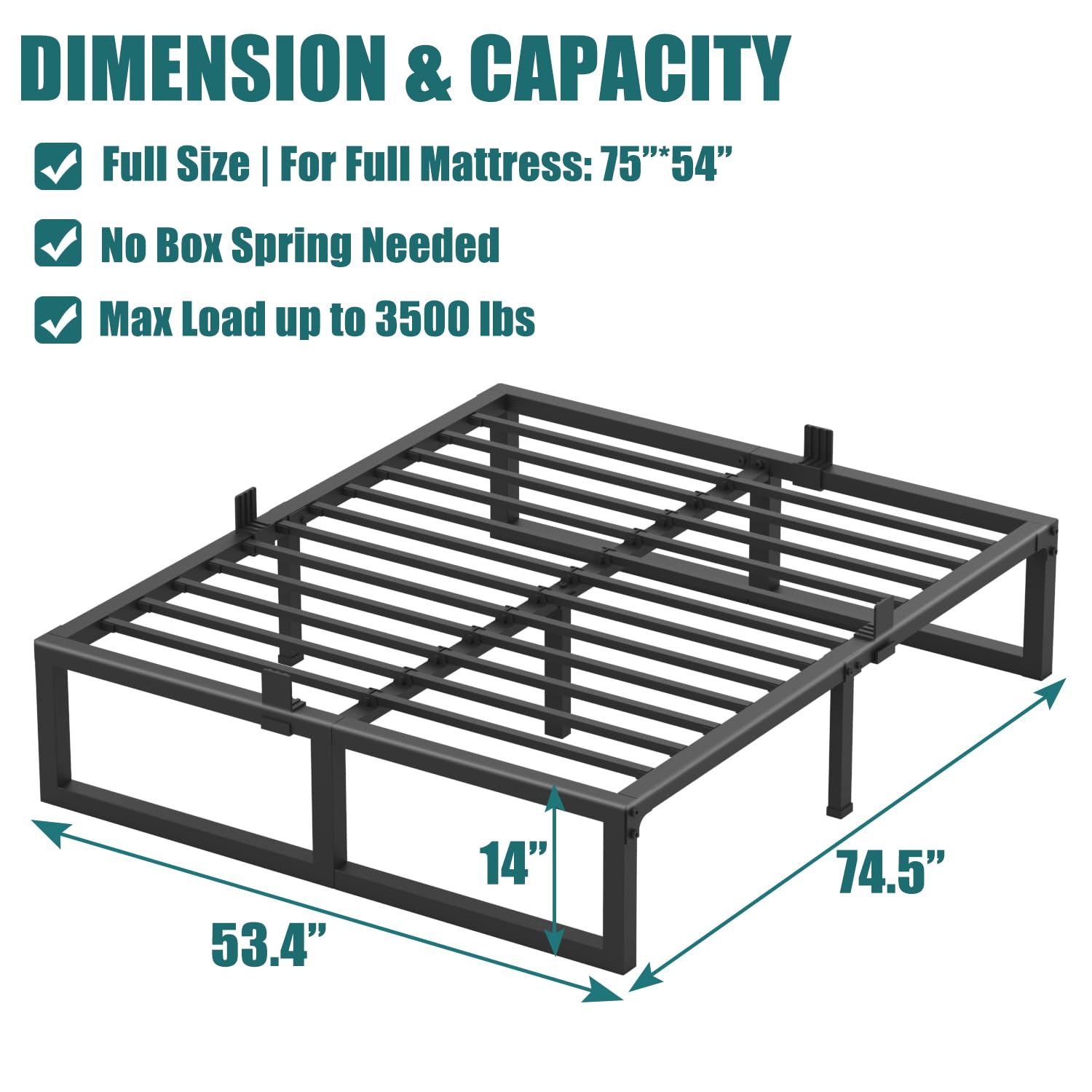 Yitong Angel reinforced legs support up to 3500 pounds for durability.