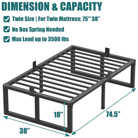 Foot plug on Yitong Angel frame protects floors and stabilizes the bed