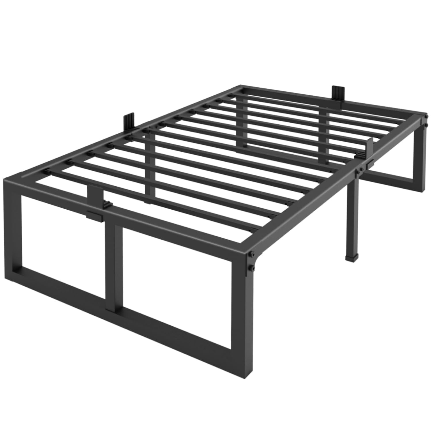 Yitong Angel twin bed frame with heavy-duty steel slats for durable mattress support
