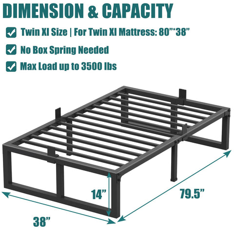 Non-slip tape on Yitong Angel slats reduces mattress movement