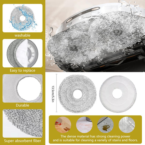 Yivy dust bags with auto-lock seal keep mess contained during changes.