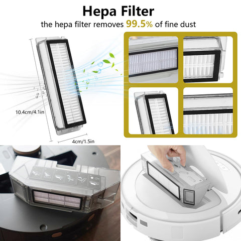 Yivy mop pads kit provides effective floor wiping and shine.