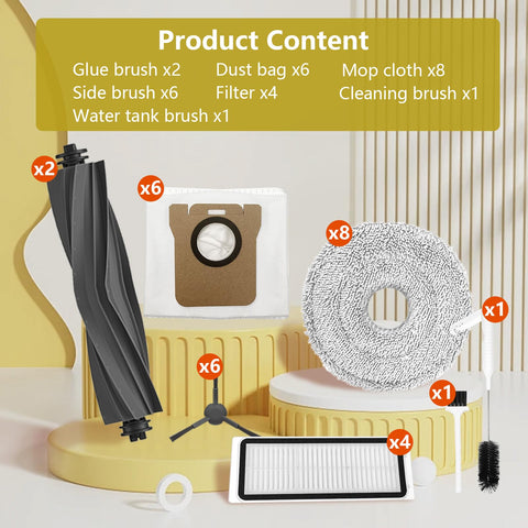 Yivy water tank cleaning brush for quick robot vacuum maintenance.