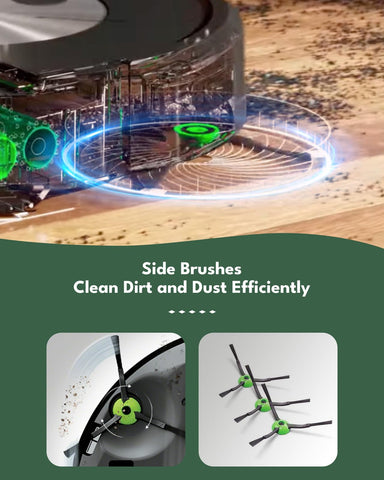 Yivy Roomba Combo J7+/J9+ cleaning brush helps remove debris