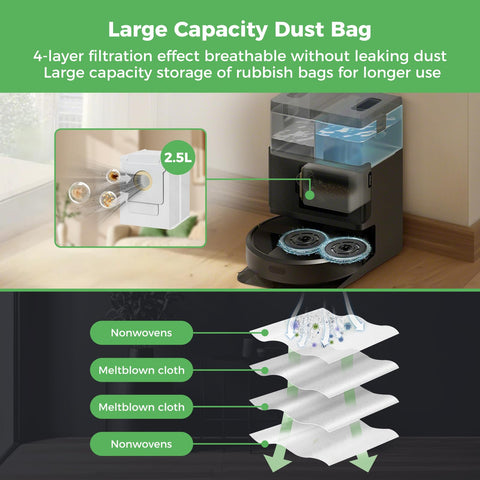 Yivy Roomba Plus mop pads lock in moisture for effective mopping