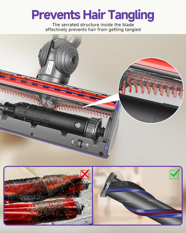 Yivy V11 head 180-degree rotation supports smooth maneuvering around furniture.