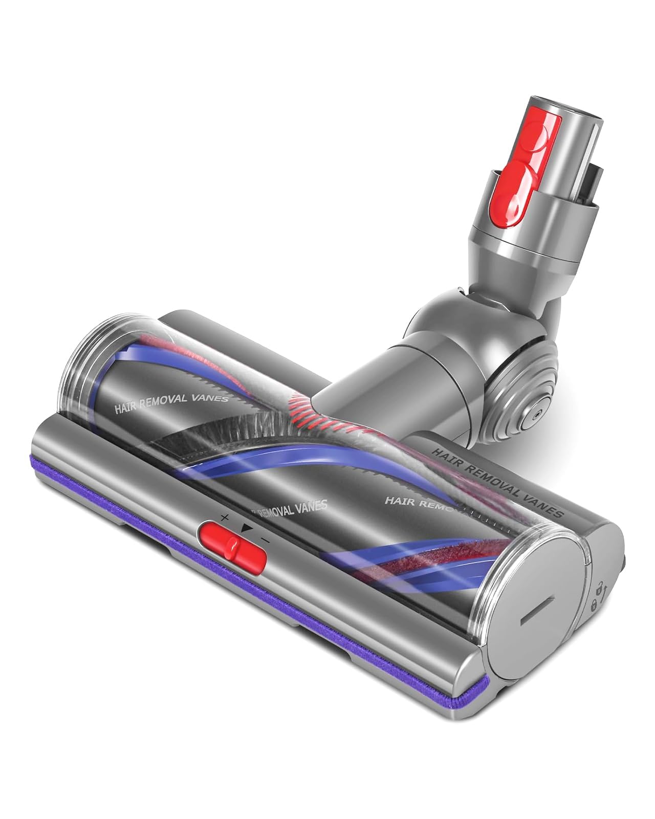 Yivy V11 head front view showing wide Dyson compatibility for versatile cleaning.