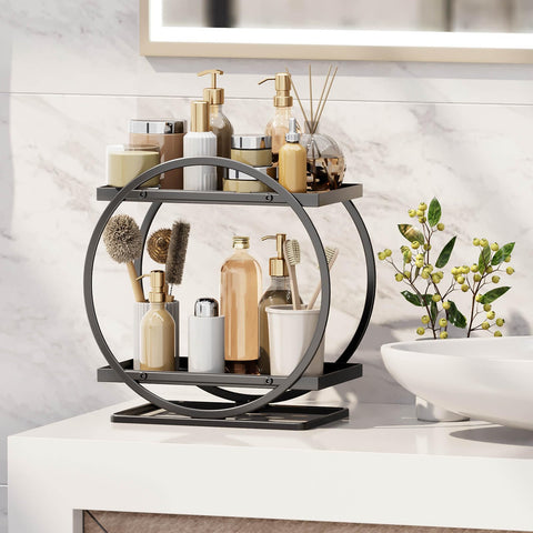 YIWANFW metal display shelf resists rust and is easy to clean.