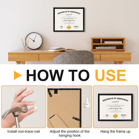 YixangDD frame protects certificates from dust and moisture.
