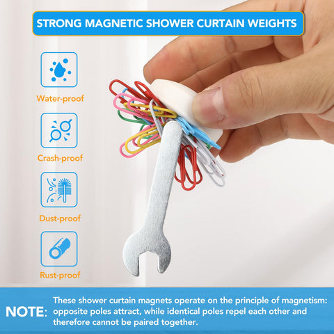 YixangDD weight block set keeps liners from fluttering.