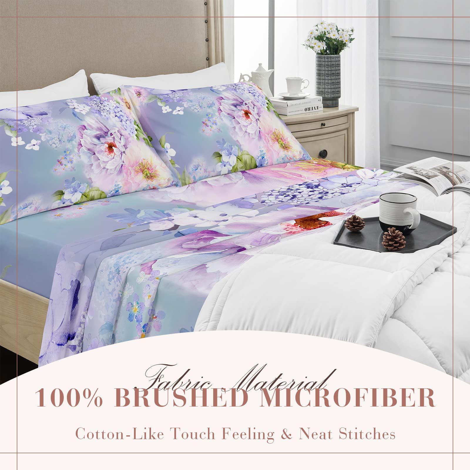 YIYEA Queen Sheet Set color vibrancy holds after wash