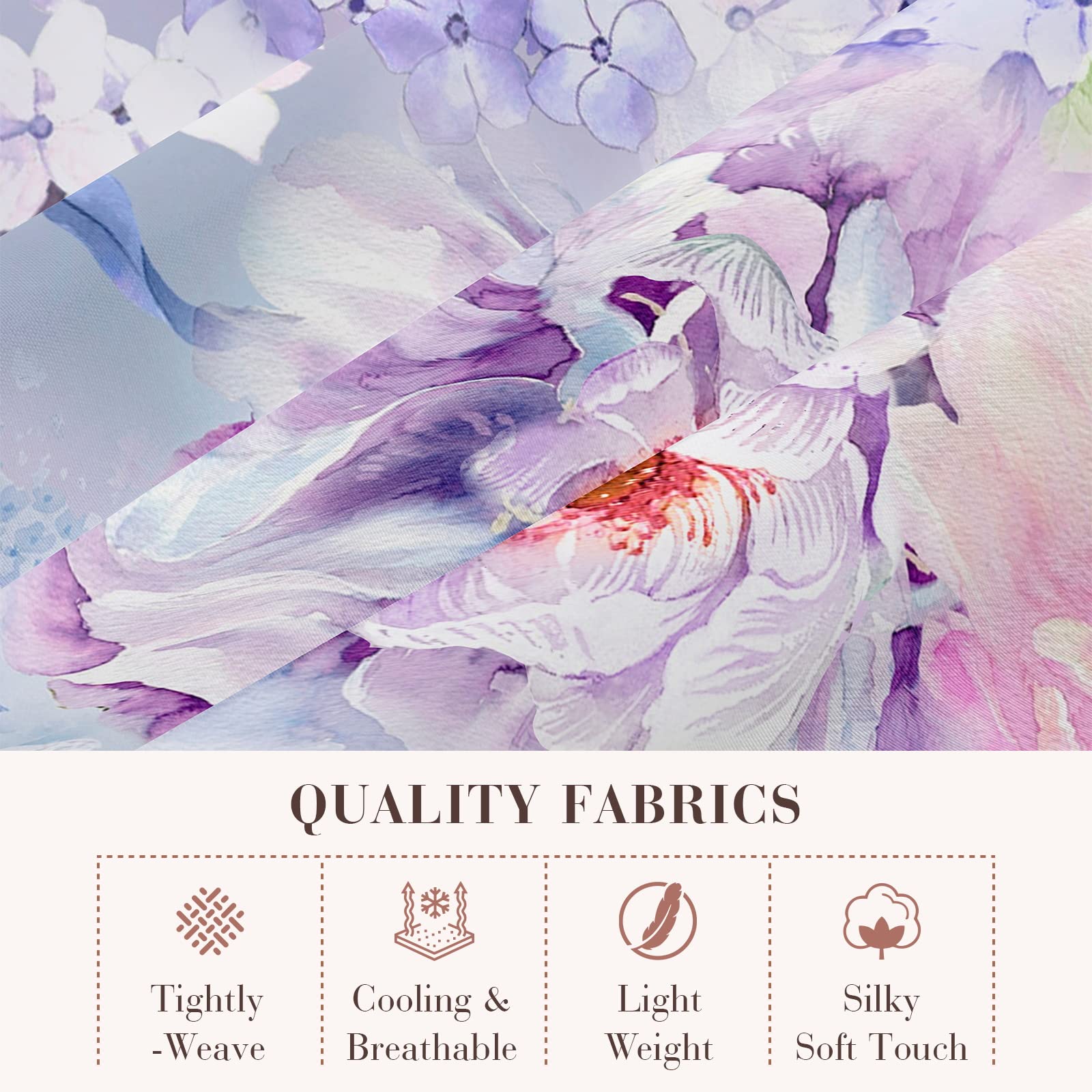 YIYEA Queen Sheet Set deep-pocket design fits thick mattresses