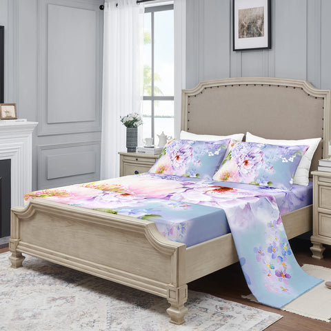 YIYEA Queen Sheet Set machine washable for easy care
