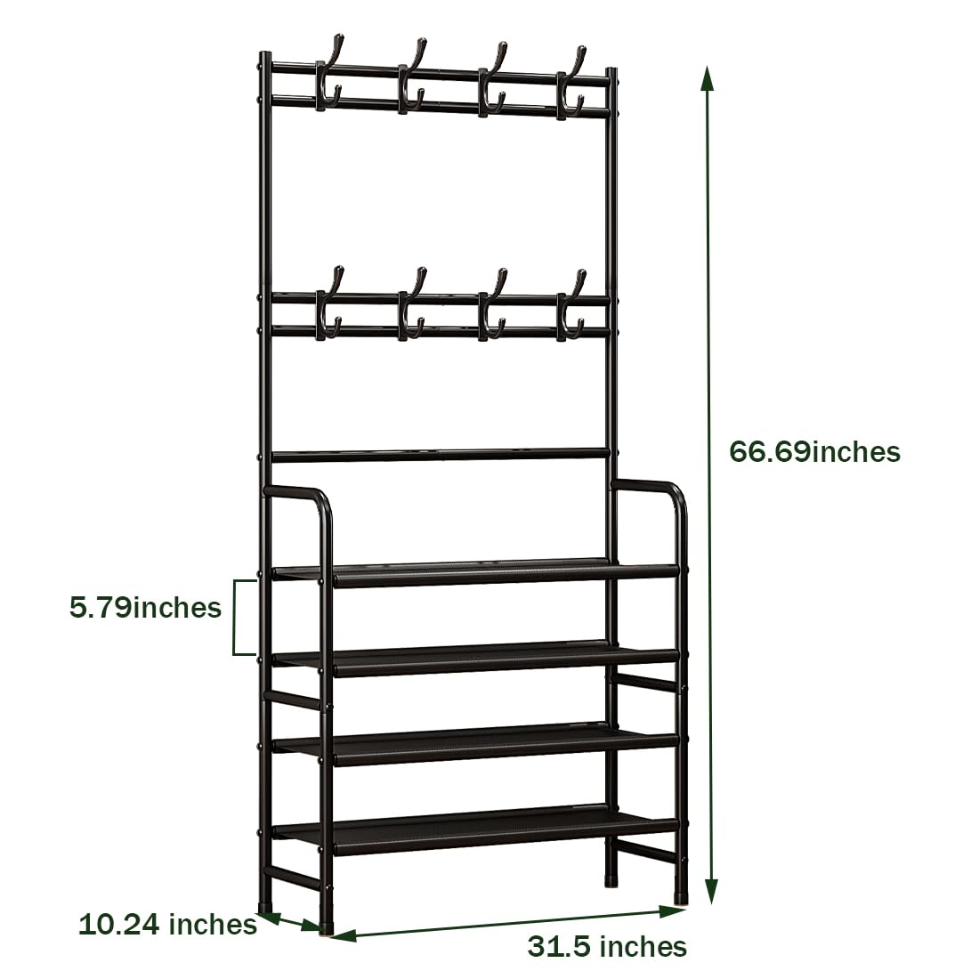 YIZAIJIA entryway solution fits entryways, bedrooms, and closets.