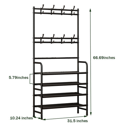 YIZAIJIA entryway solution fits entryways, bedrooms, and closets.