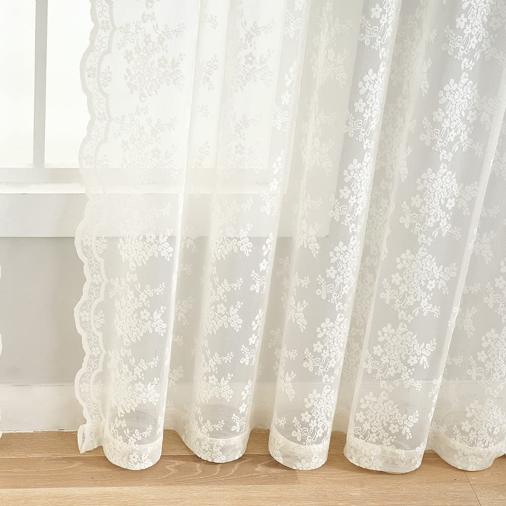 YJ YANJUN light-filtering sheer drapes ideal for gentle daytime privacy.