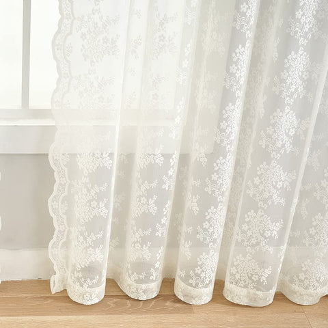 YJ YANJUN light-filtering sheer drapes ideal for gentle daytime privacy.