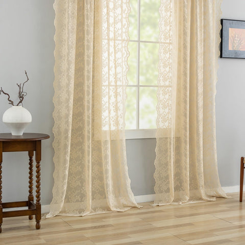 YJ YANJUN machine-washable curtains simplify care and upkeep.