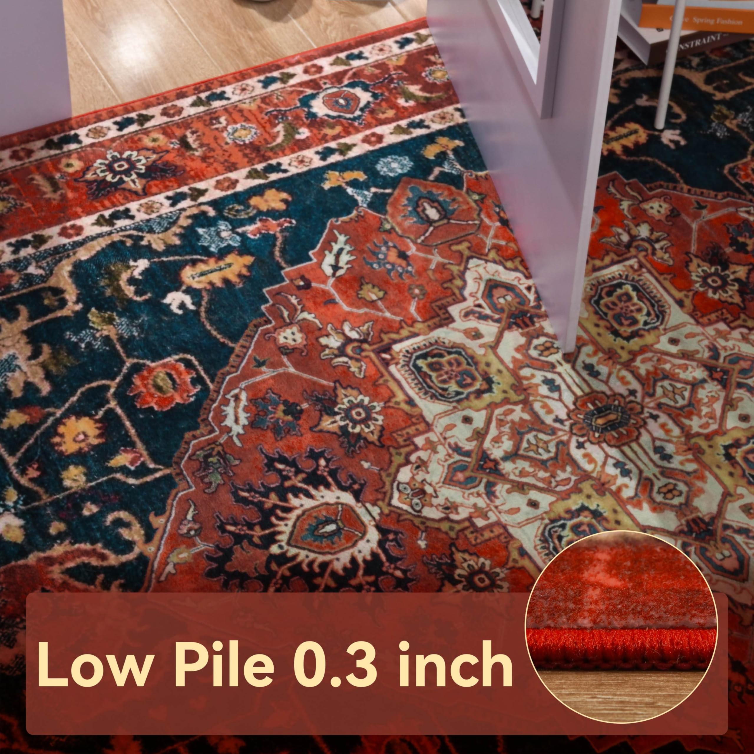 YJ.GWL stain-resistant fibers help keep colors vibrant after everyday messes.