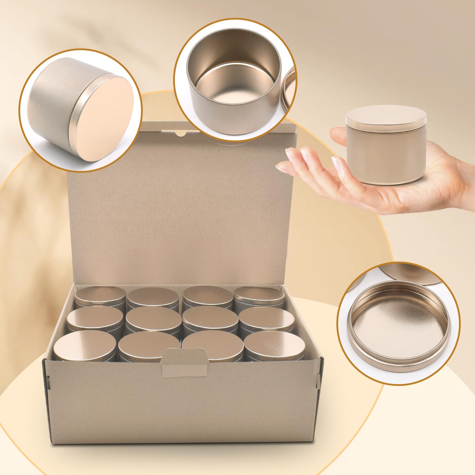 YJHSS easy-clean tin supports reuse after every project.