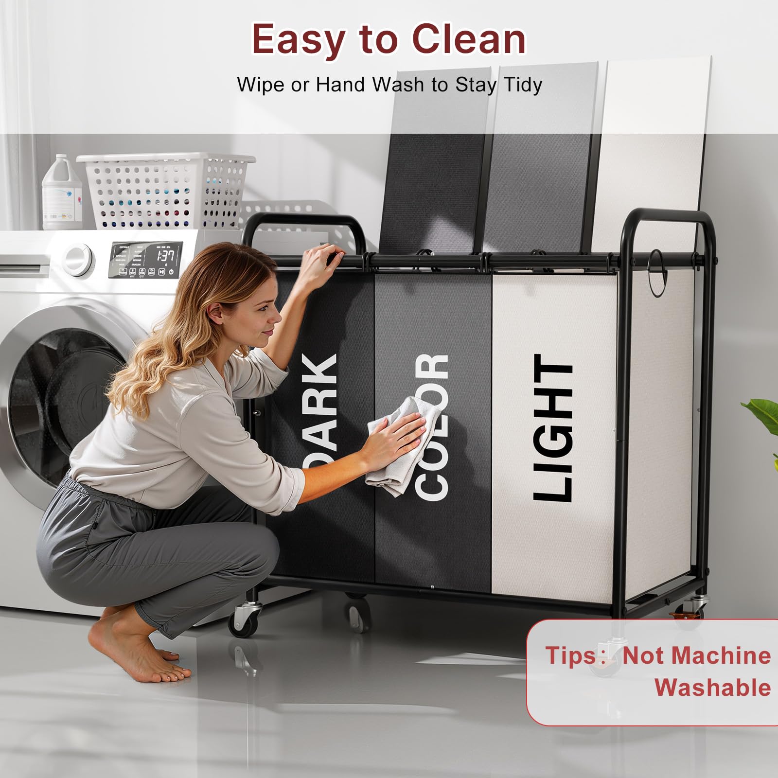 YKDIRECT fits laundry room, bathroom, living room or bedroom for versatile storage.