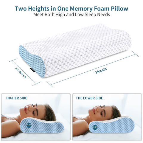 Ylekto breathable cooling pillowcase keeps the skin comfortable all night.
