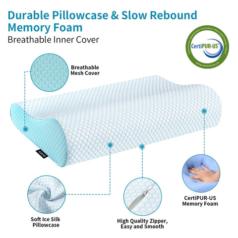 Ylekto breathable pillow with mesh sides for better ventilation
