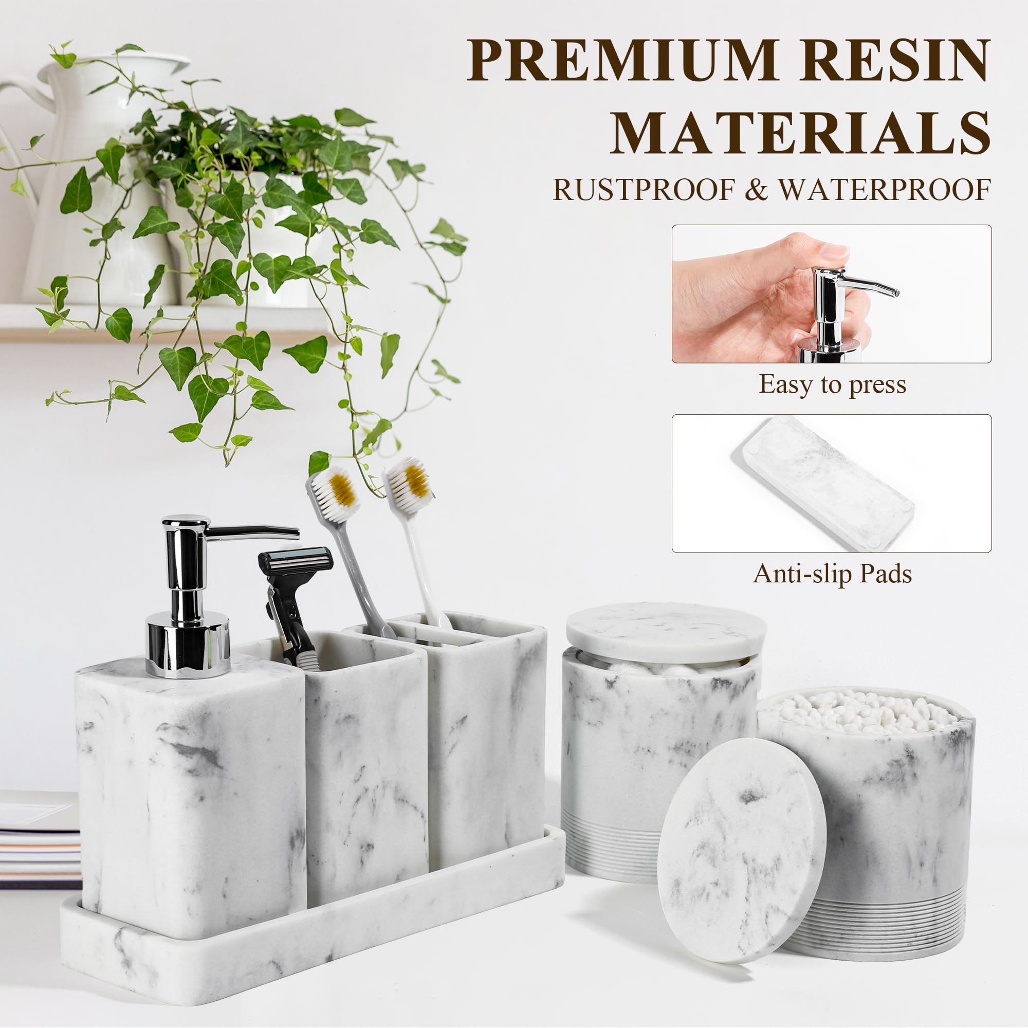 YMXYJM apothecary jar stores cotton swabs within easy reach
