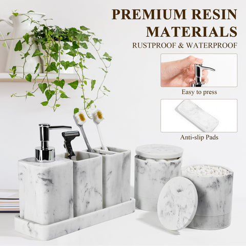 YMXYJM apothecary jar stores cotton swabs within easy reach