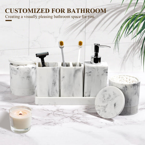 YMXYJM vanity tray holds soap and perfume in stylish display