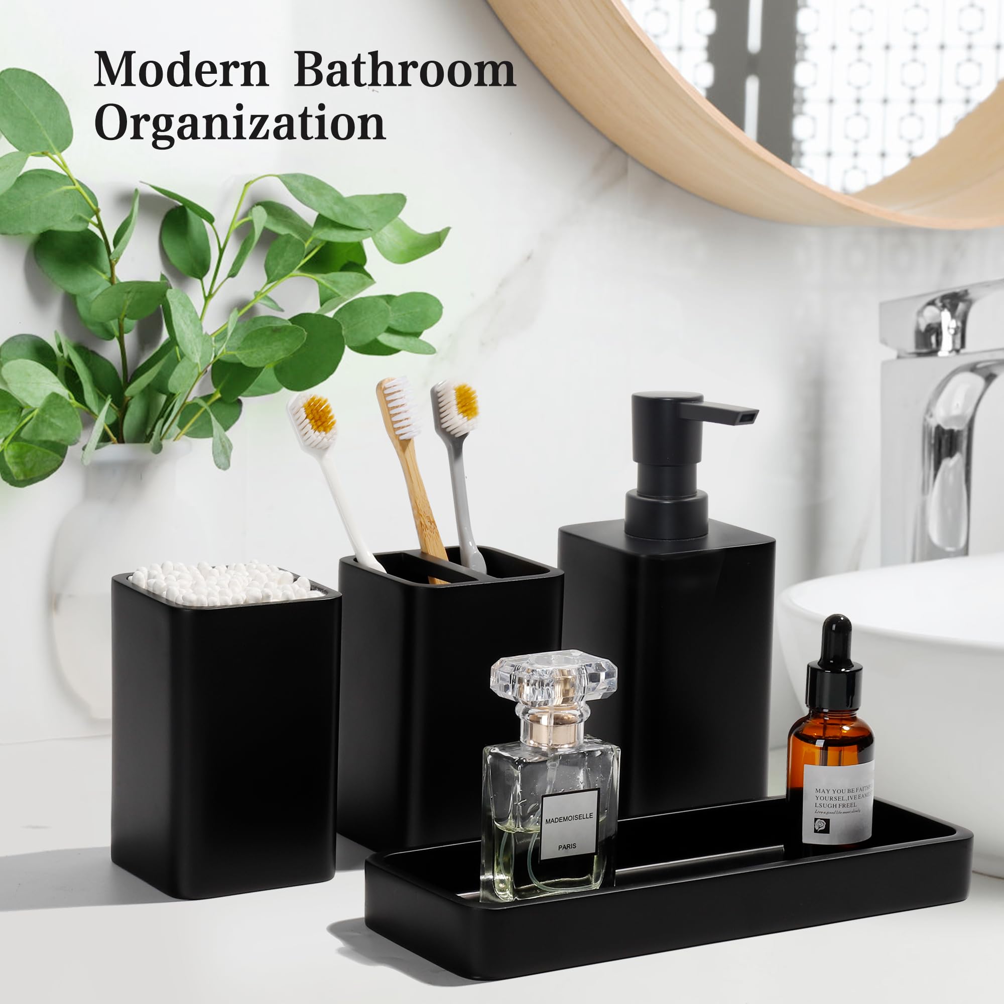 YMXYJM toothbrush holder stores daily brushes upright and ready