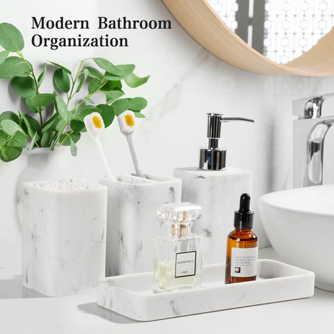 YMXYJM Q-tip holder keeps cotton swabs organized and countertop clutter-free.