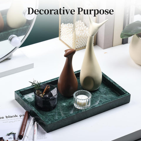 YMXYJM marble tray serves as a refined coffee or tea tray