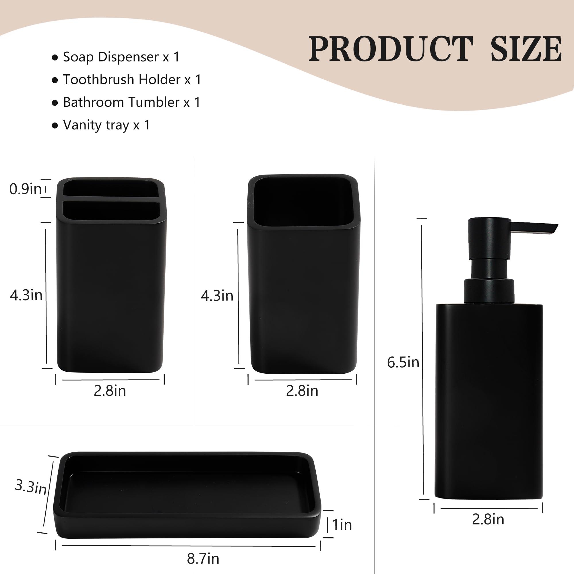 YMXYJM countertop organization idea shows a clean, coordinated setup