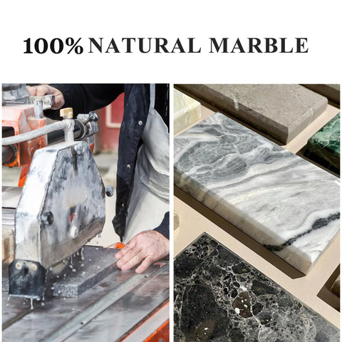 YMXYJM dark green marble tray highlights natural veining