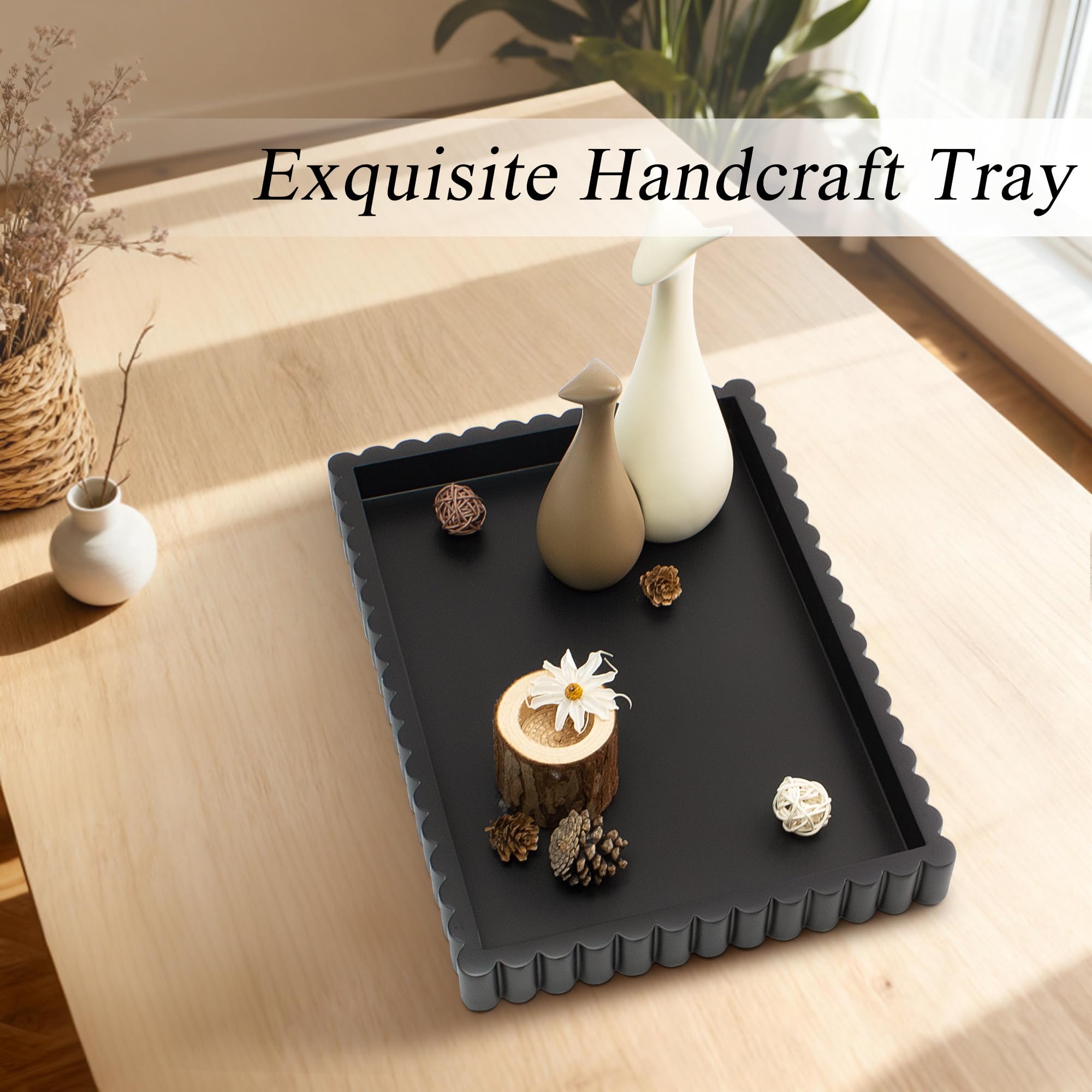 YMXYJM versatile tray for living rooms, kitchens, and home office desks.