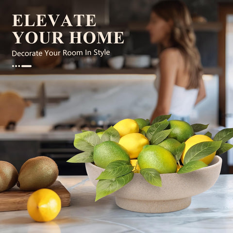 YMXYJM multi-purpose bowl for fruit and keys keeps essentials organized.