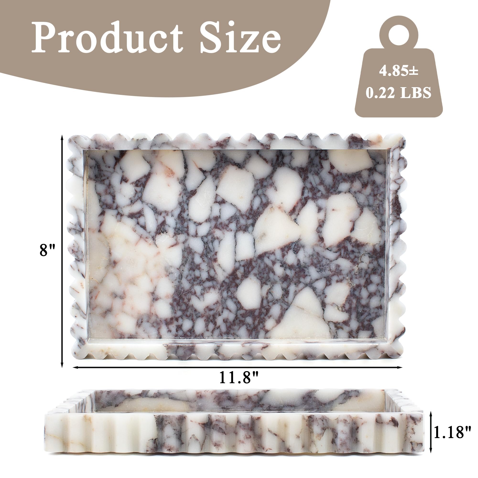 YMXYJM marble tray makes a thoughtful gift for homes and celebrations.