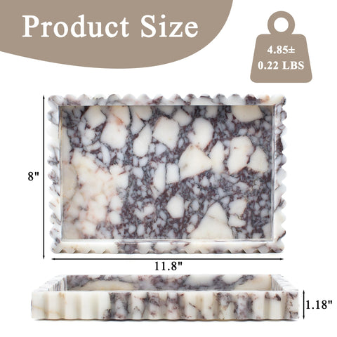 YMXYJM marble tray makes a thoughtful gift for homes and celebrations.