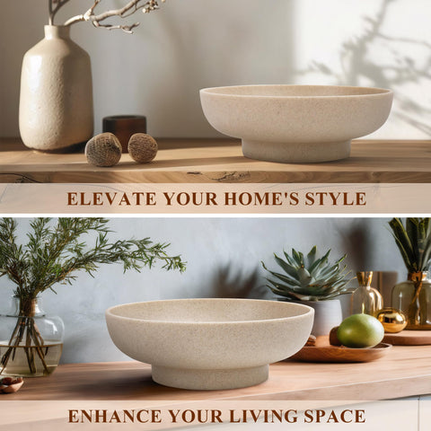 YMXYJM kitchen counter display bowl for fruit or accents.