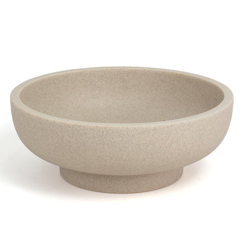 YMXYJM large decorative bowl in resin adds artisanal texture to living spaces.