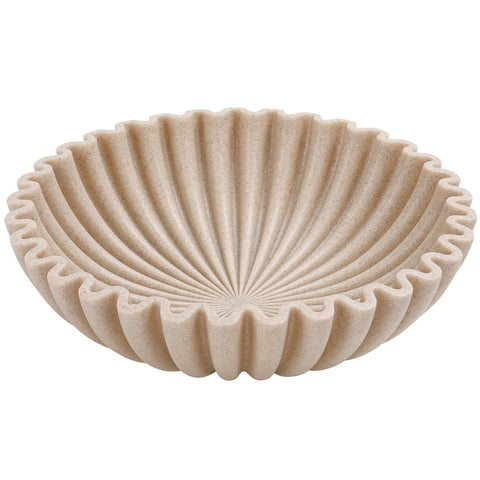 YMXYJM large decorative bowl with ruffle edge for stylish dining decor