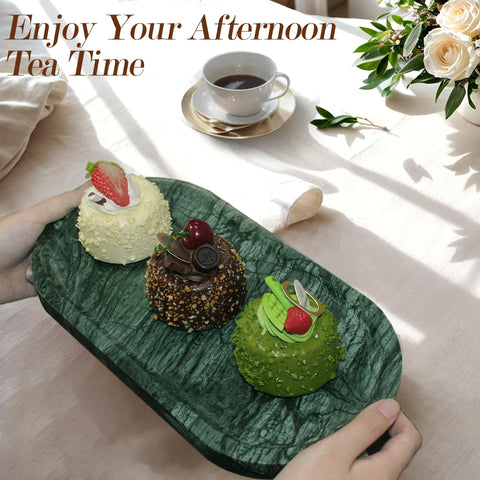 YMXYJM marble tray gift-ready presentation suits weddings or housewarmings