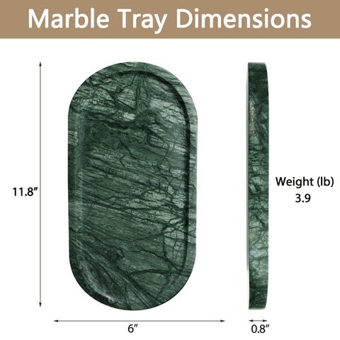 YMXYJM marble tray kitchen counter offers stylish storage for small essentials