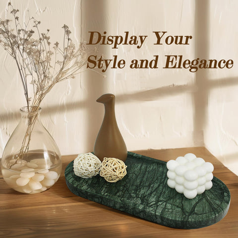 YMXYJM marble tray living room decor adds luxury and organization