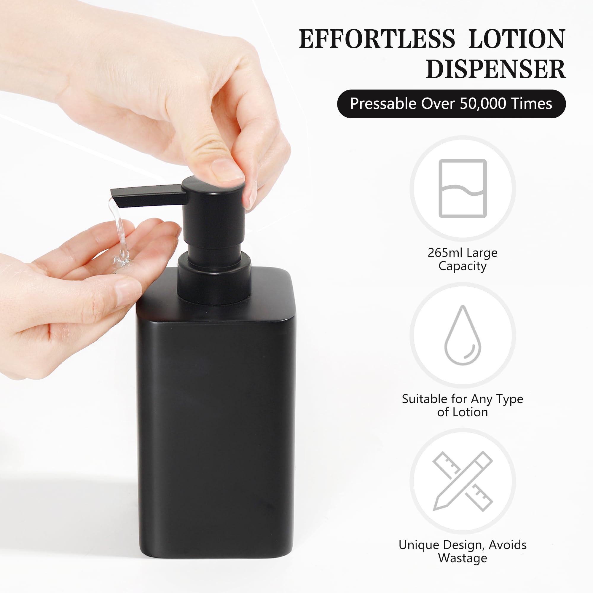 YMXYJM matte black finish enhances modern bathroom style and durability