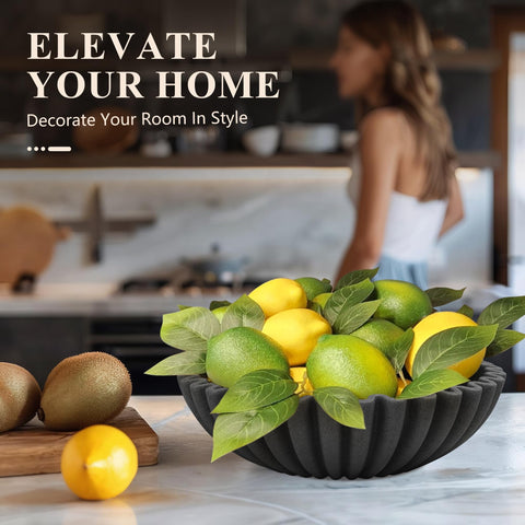 YMXYJM modern handicraft bowl complements minimalist decor with sleek lines