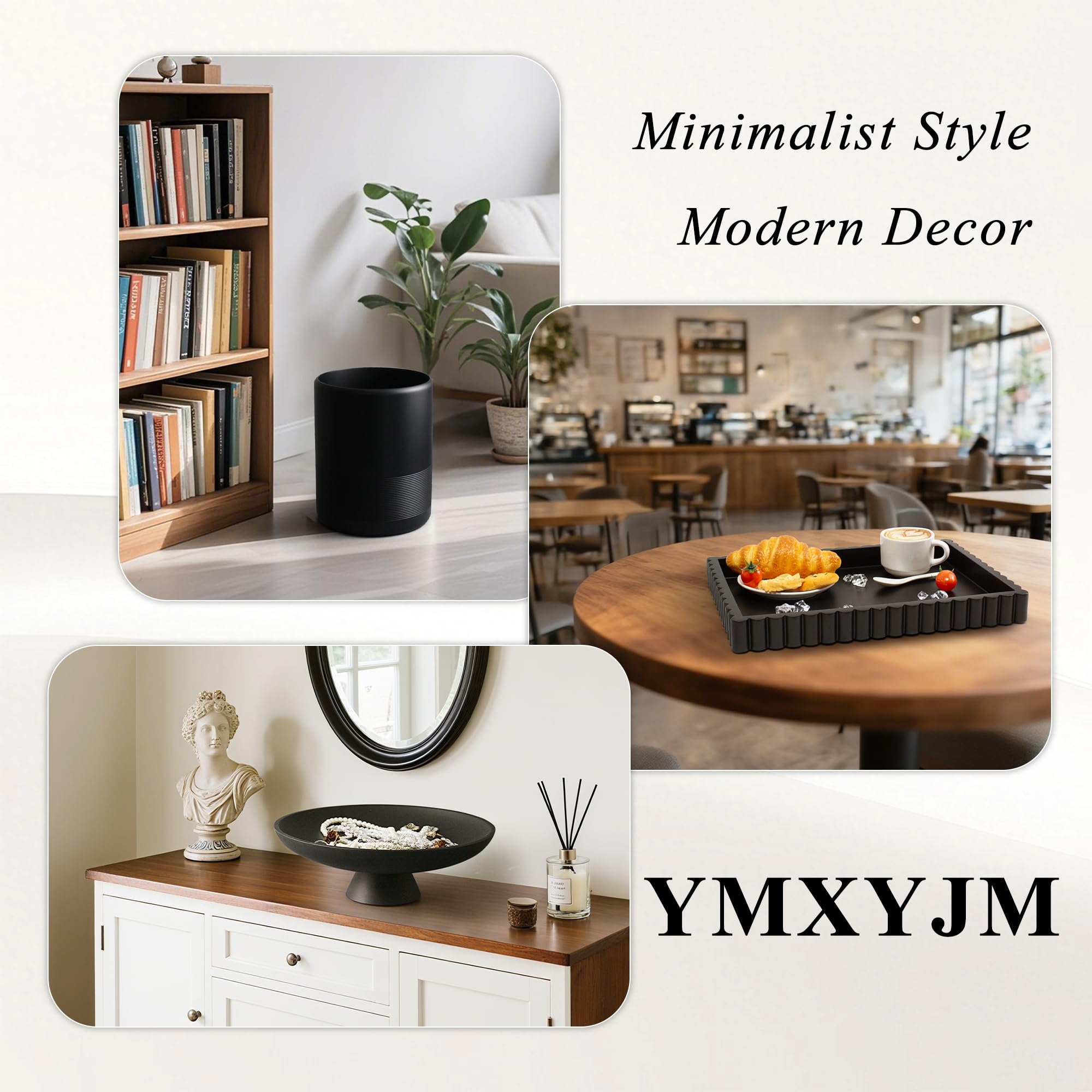 YMXYJM large 14 by 10 inch tray reduces clutter with elegance.